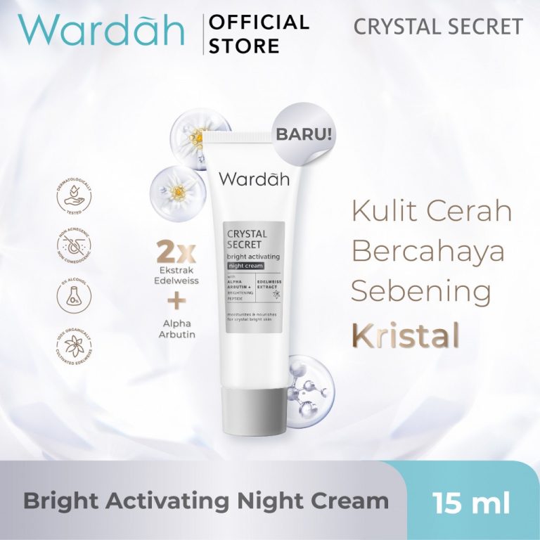 Wardah Crystal Secret Bright Activating Night Cream 15 ml