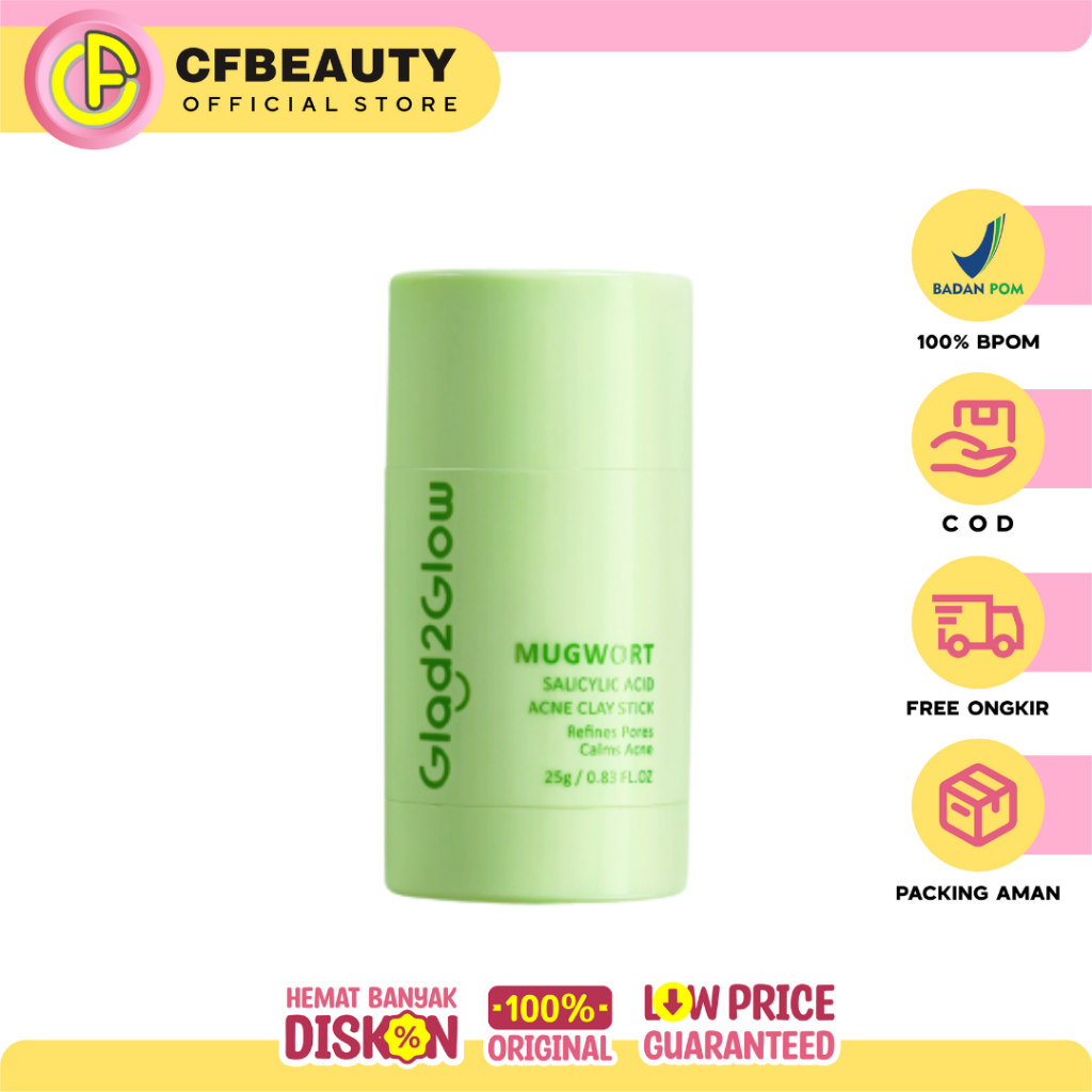 Glad2Glow MugWort Salicylid Acid Acne Clay Stick