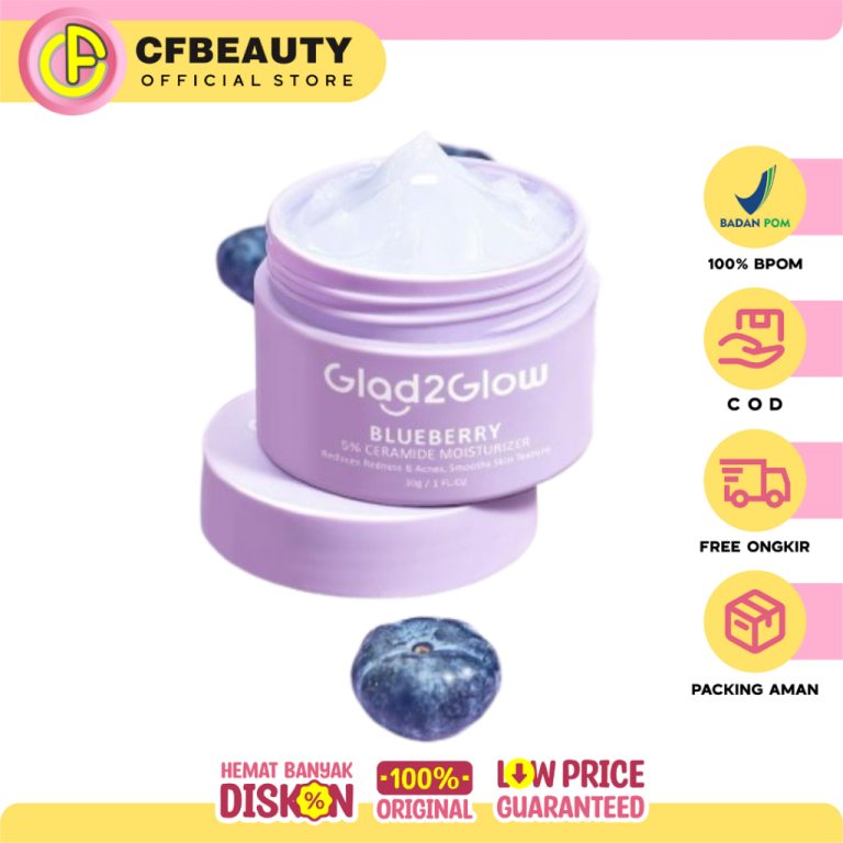 Glad2glow Blueberry 5% Ceramide Barrier Repair Moisturizer 30g