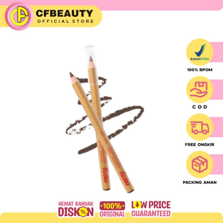 Fanbo Gold Eyebrow Pencil Warna Brown
