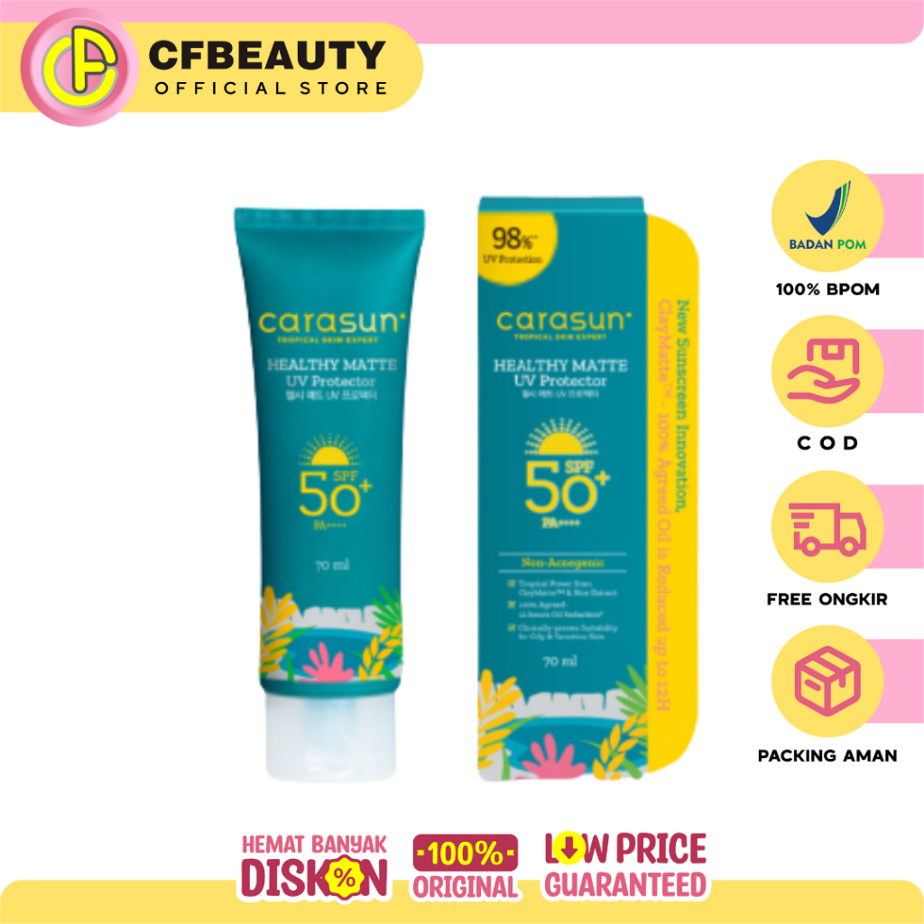 Carasun Healthy Matte UV Protector SPF 50 PA++++ JUMBO 70ML