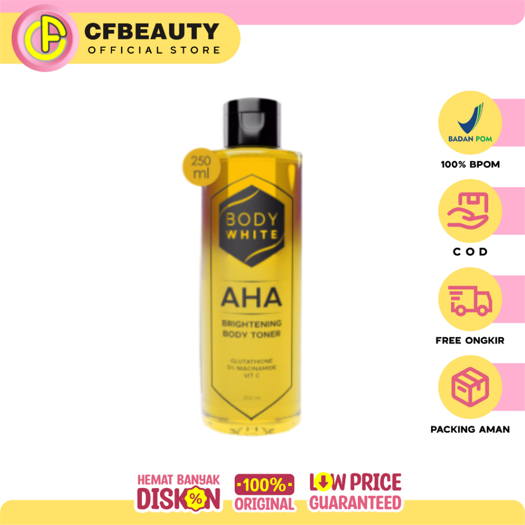 Body White Aha Brightening Body Toner 250Ml