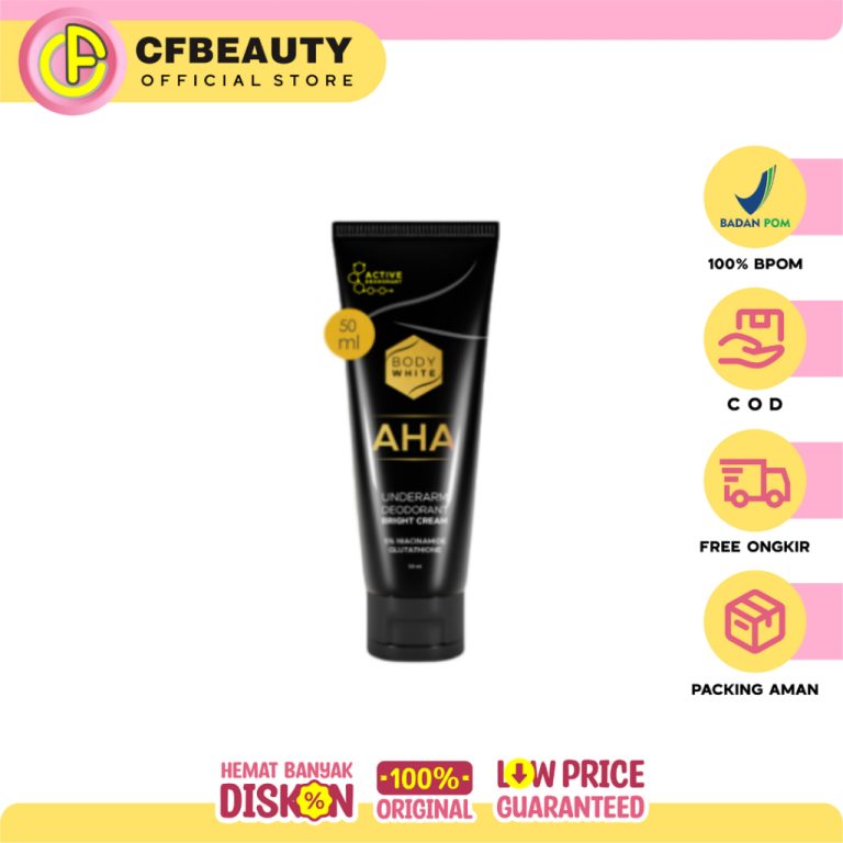 Body White Aha Underarm Deodorant Brightening Cream 50Ml