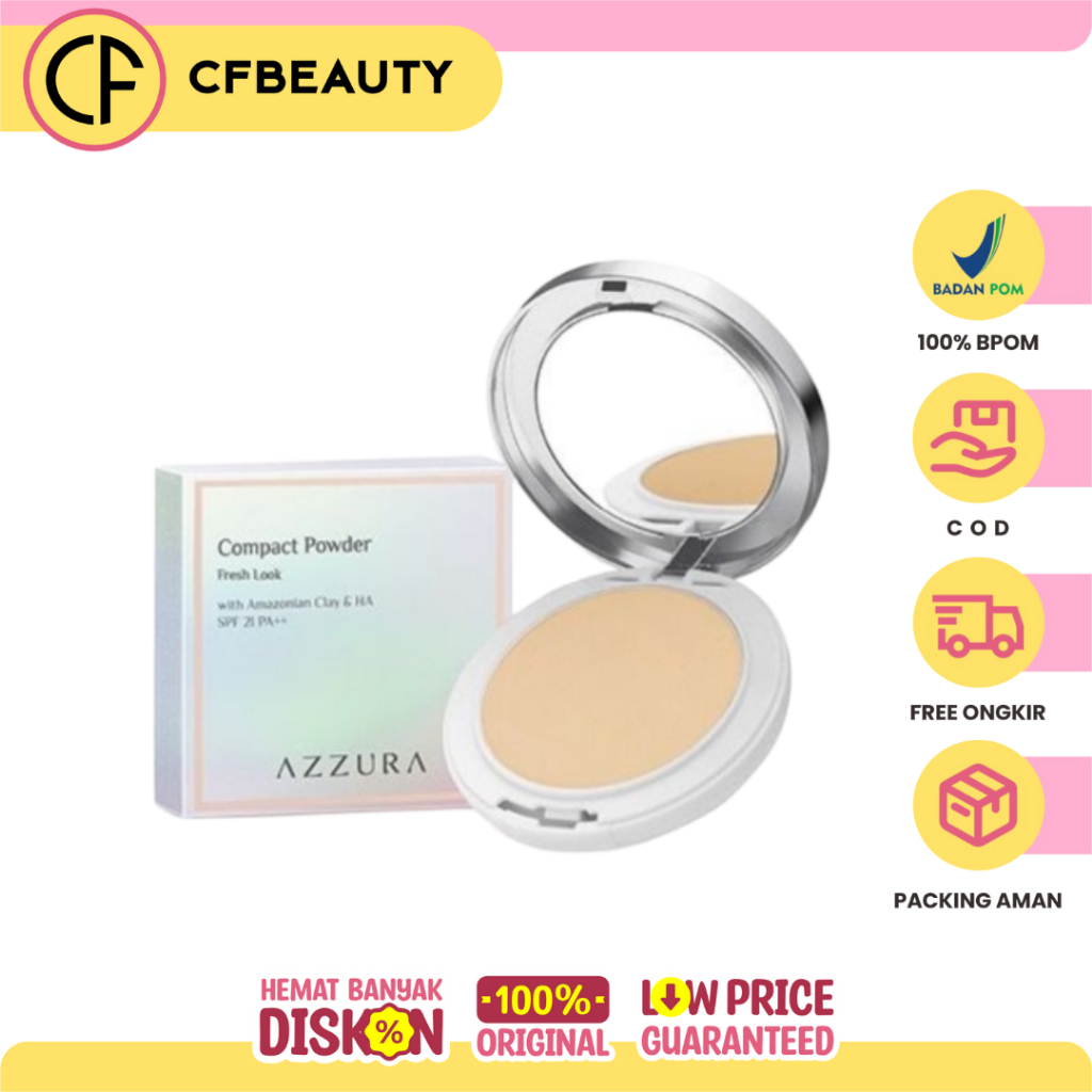 Azzura Fresh Look Compact Powder 01 Light Beige