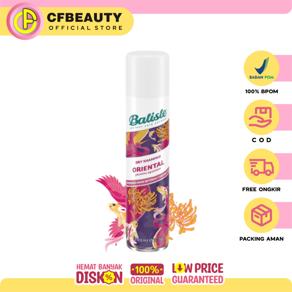 Batiste Dry Shampoo Oriental Jasmine Opulence 200ml
