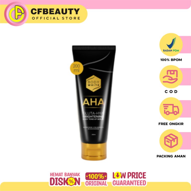 Body White Aha Gluta Hya Brightening Body Toneup Serum 200Ml