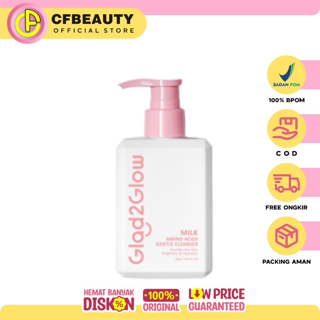 Glad2Glow Milk Amino Acids Gentle Cleanser