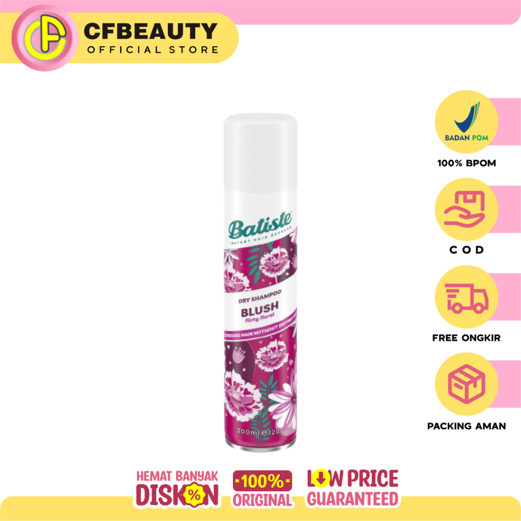 Batiste Dry Shampoo Floral & Flirty Blush 200ml