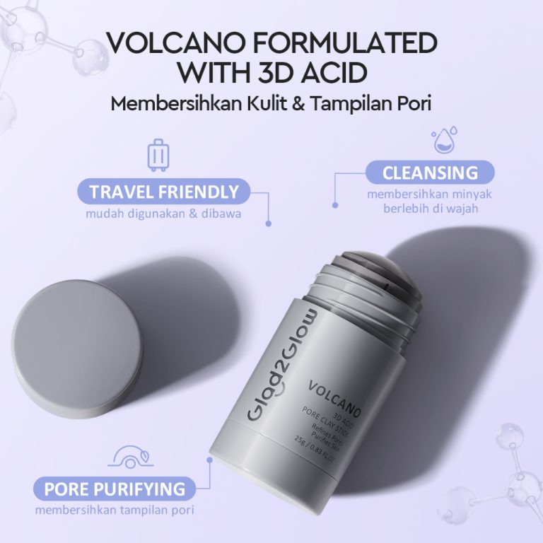 Glad2Glow Volcano 3D Acid Pore Clay Stick