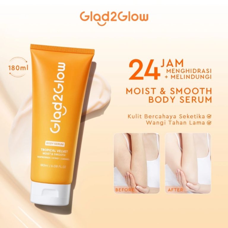 Glad2Glow Tropical Velvet Moist & Smooth Body Serum 180Ml