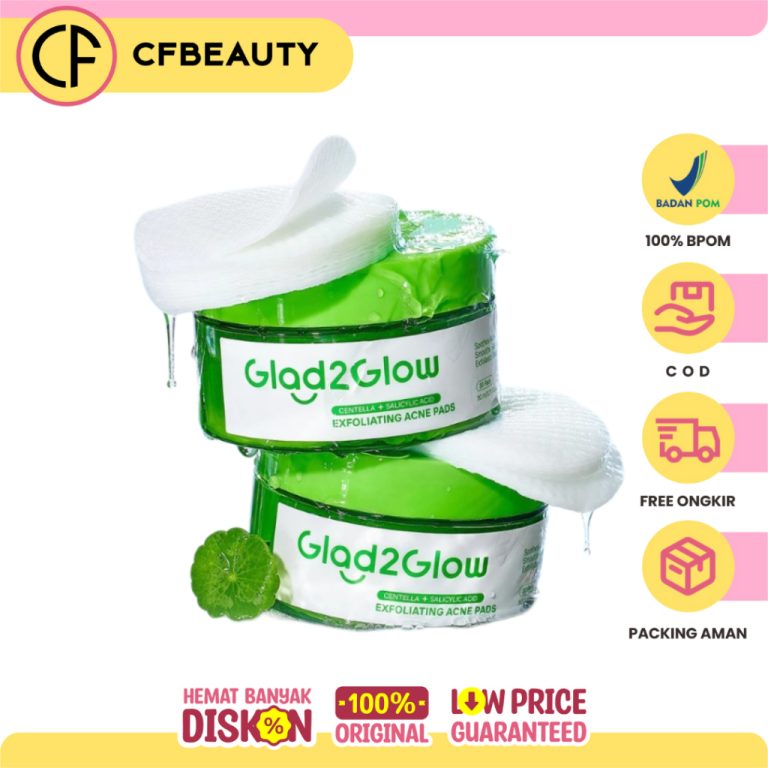 Glad2Glow Centella Salicylic Acid Exfoliating Acne Pads