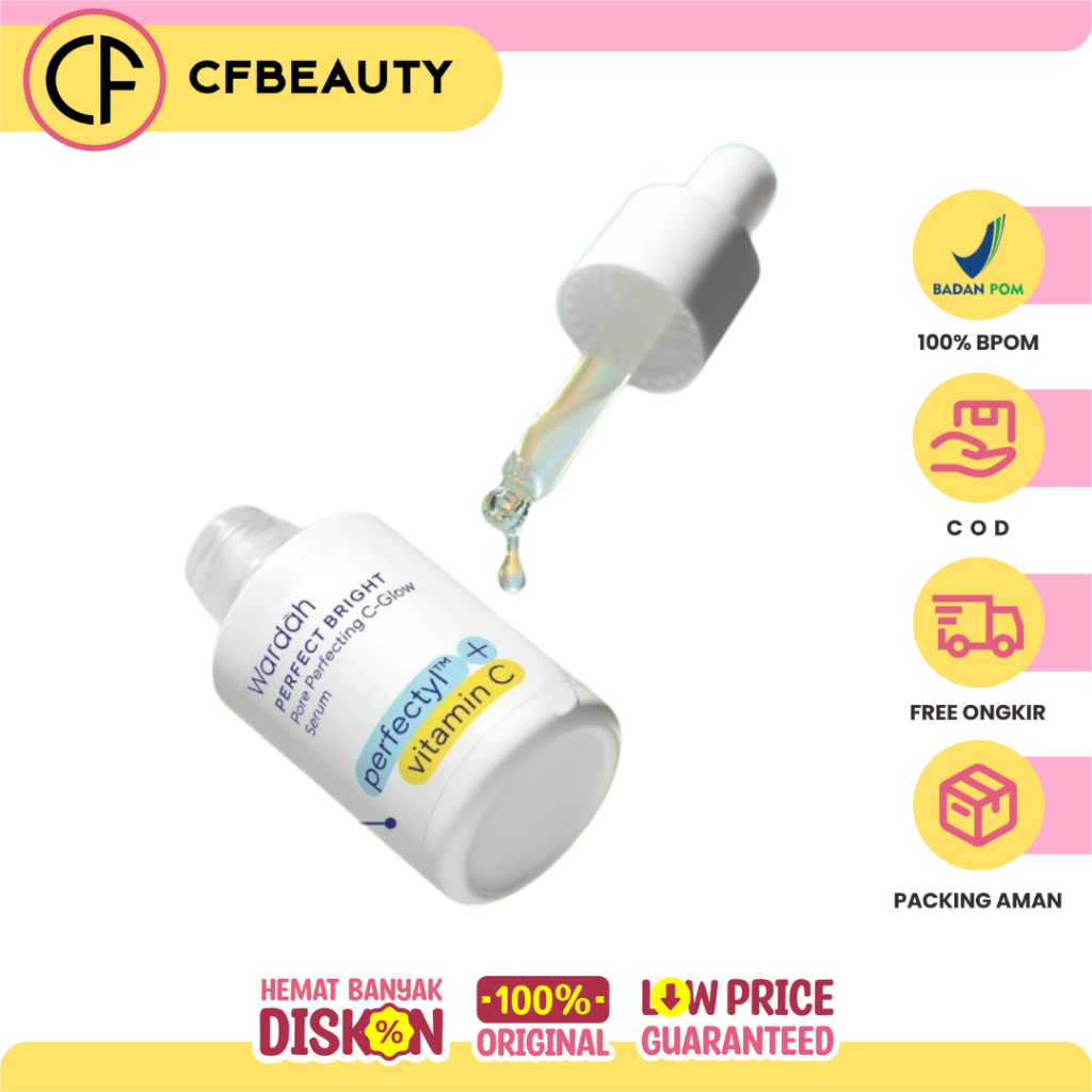 Wardah Perfect Bright Pore Perfecting C-Glow Serum 15ml