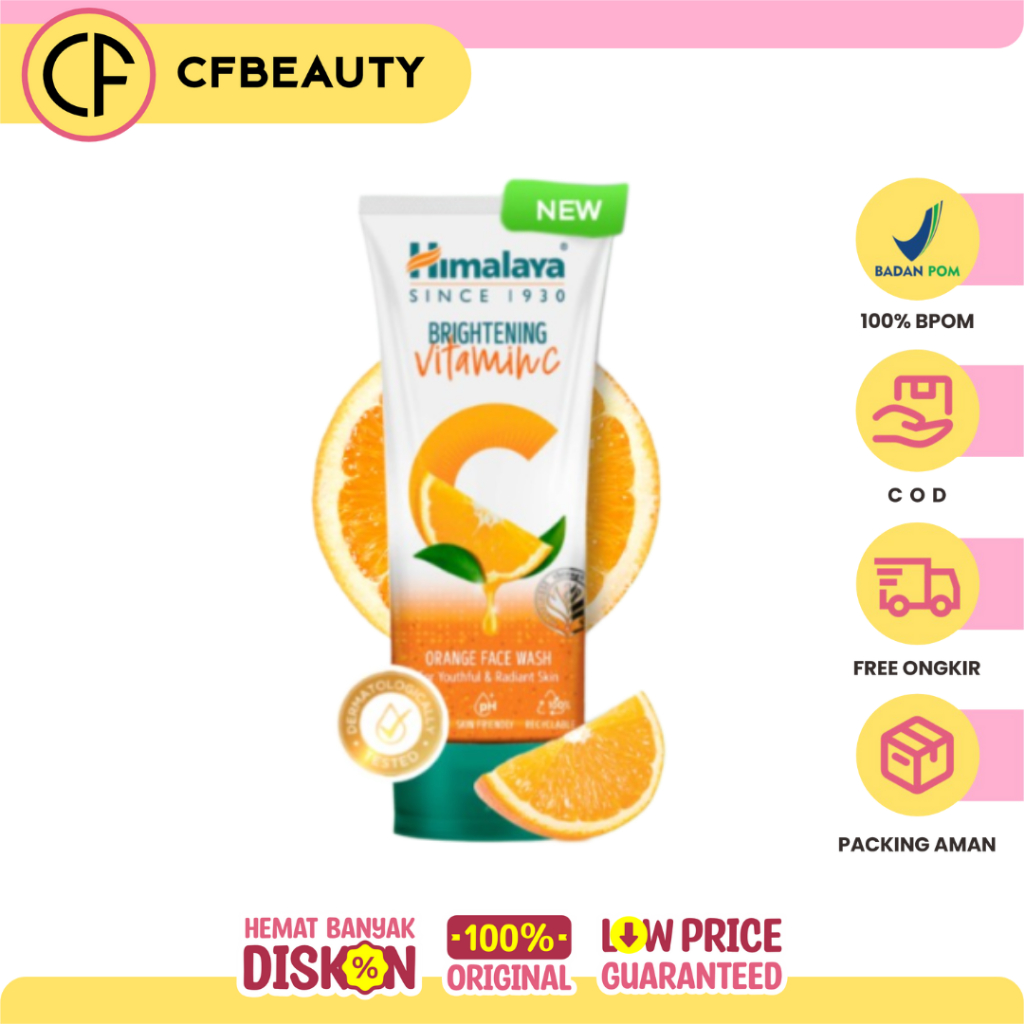 Himalaya Brightening Vitamin C Orange Face Wash 100ml