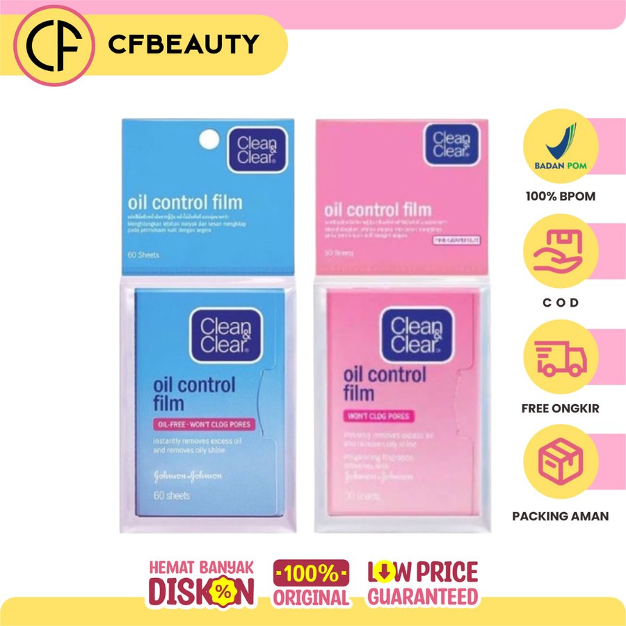 Clean And Clear Oil Film Control 50sheets
