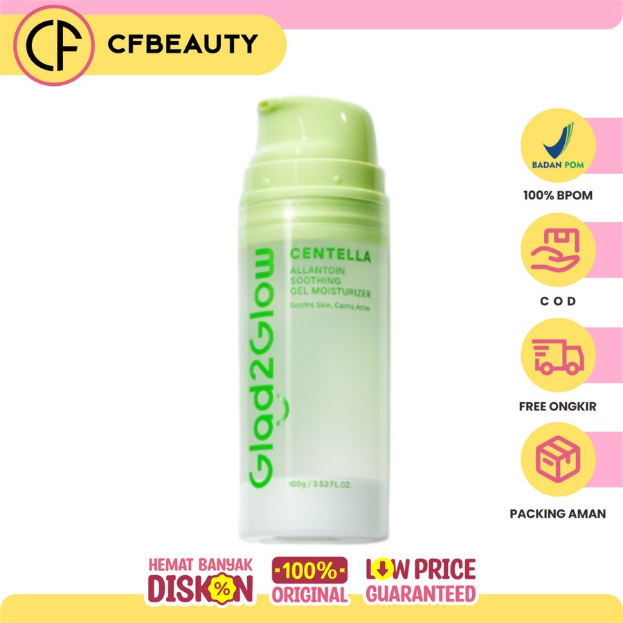 Glad2glow Centella Allantoin Shooting Gel Moisturizer 100gr