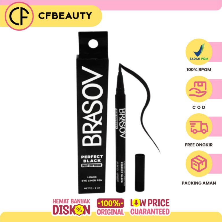 Brasov Liquid Eyeliner Pen Perfect Black