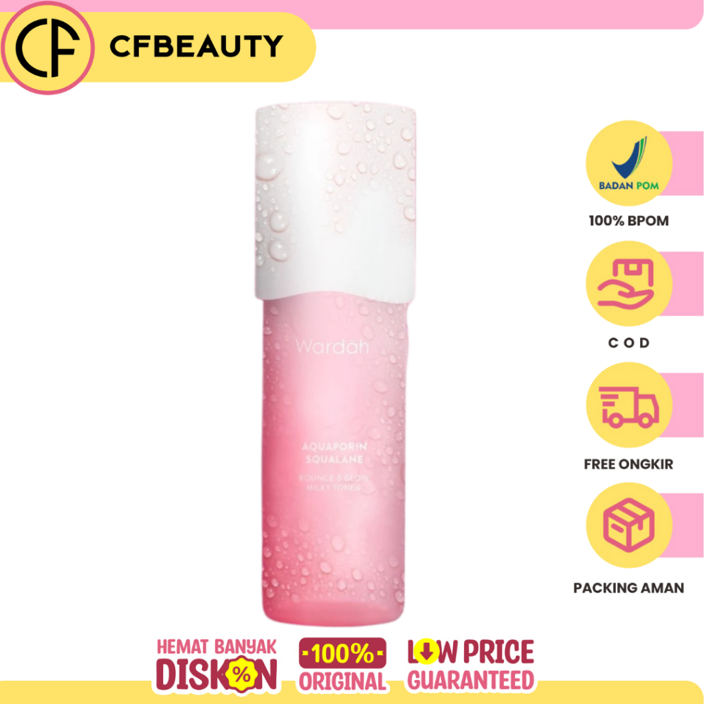 Wardah Aquaporin Squalane Bounce & Glow Milky Toner 95ml