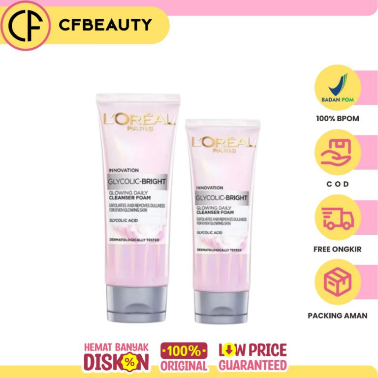 L’Oreal Paris Glycolic Bright Daily Cleanser Foam 100ml