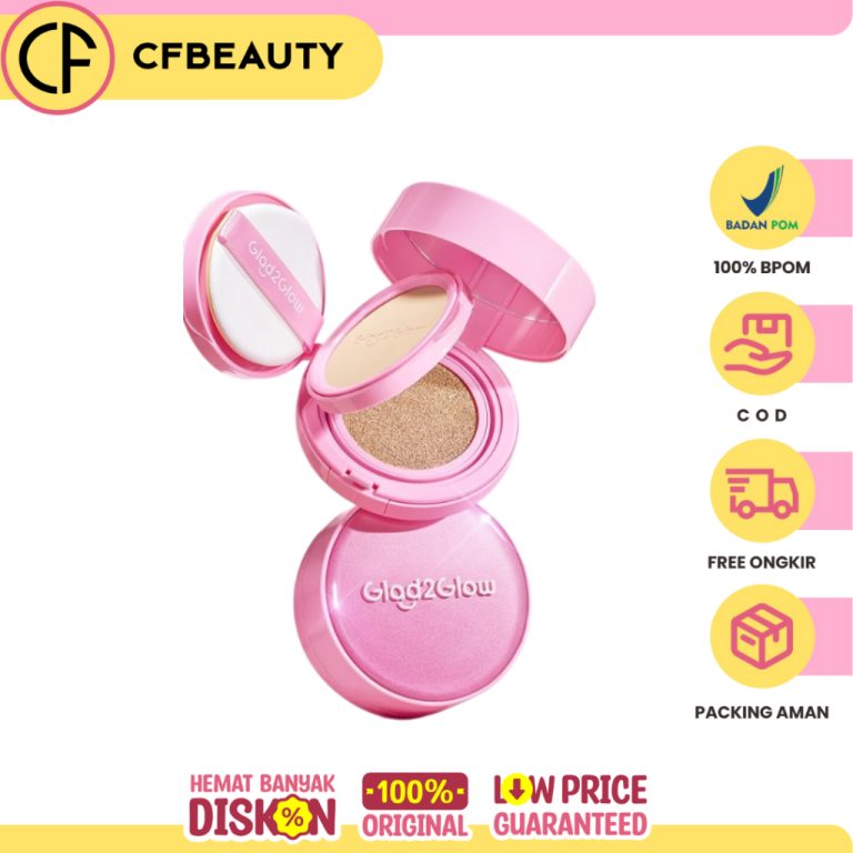 Glad2Glow 2 In 1 Perfect Fair Cushion Powder 00 Affogato