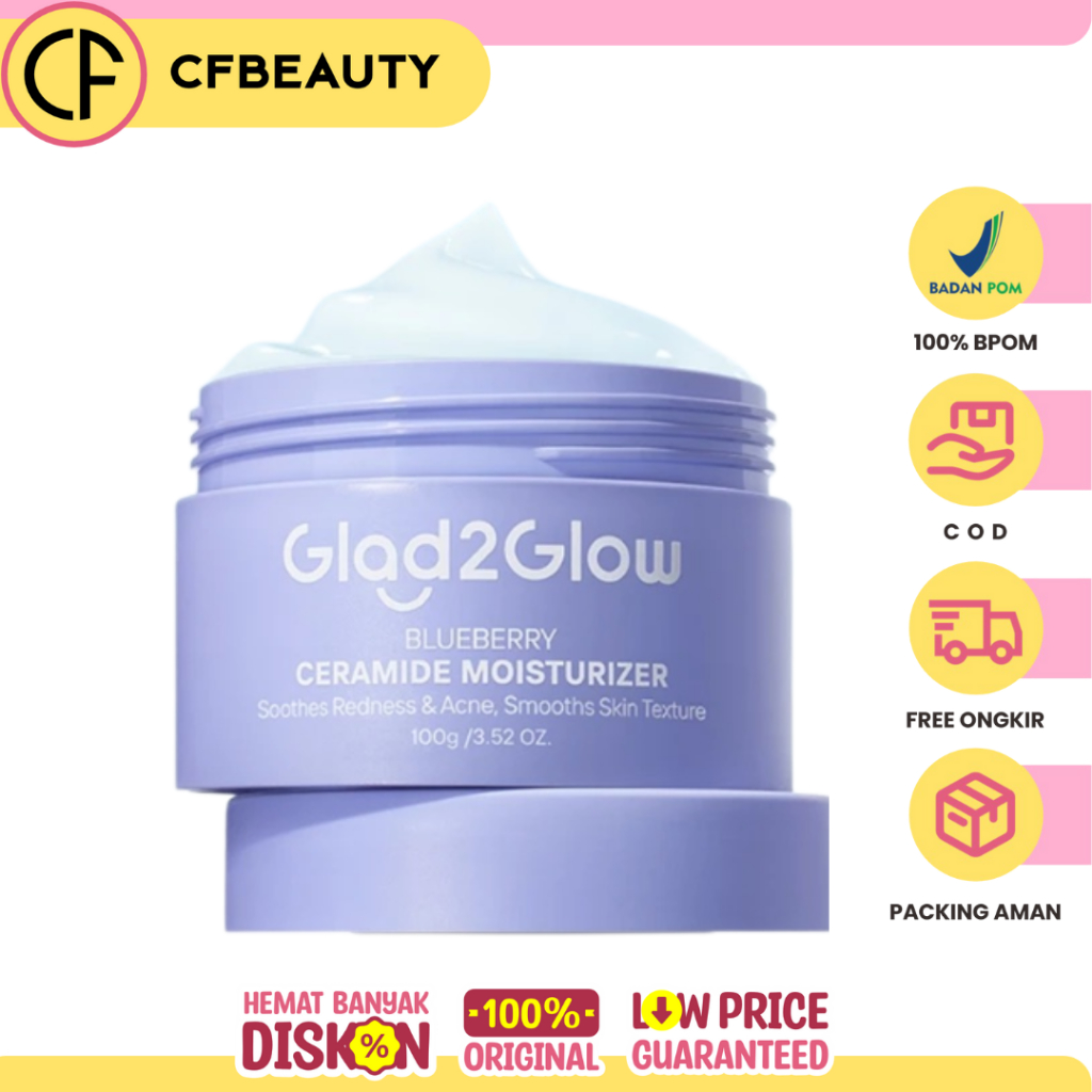 Glad2Glow Blueberry Ceramide Brightening Moist 100G