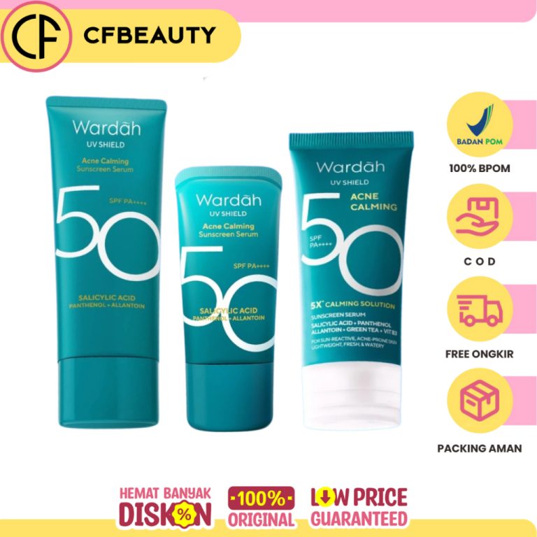 Wardah UV Shield Acne Calming Sunscreen Serum Spf 50 100ml