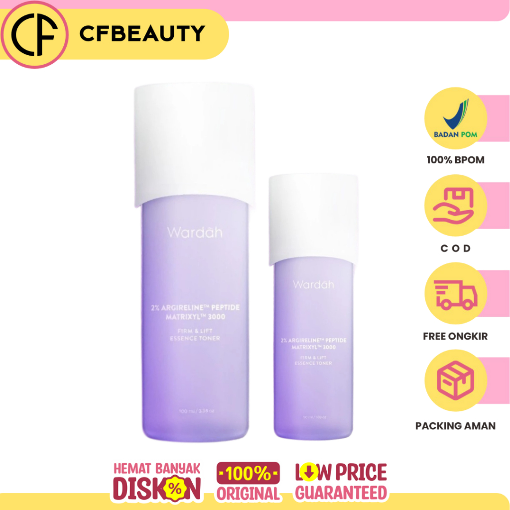 Wardah 2% Argireline Peptide Firm & Lift Essence Toner 50ml