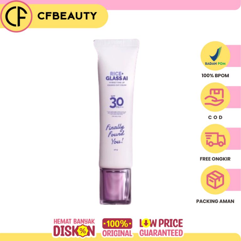 Finally Found You Rice Glass AI Hybrid Tone Up Essence Day Cream SPF 30 40g