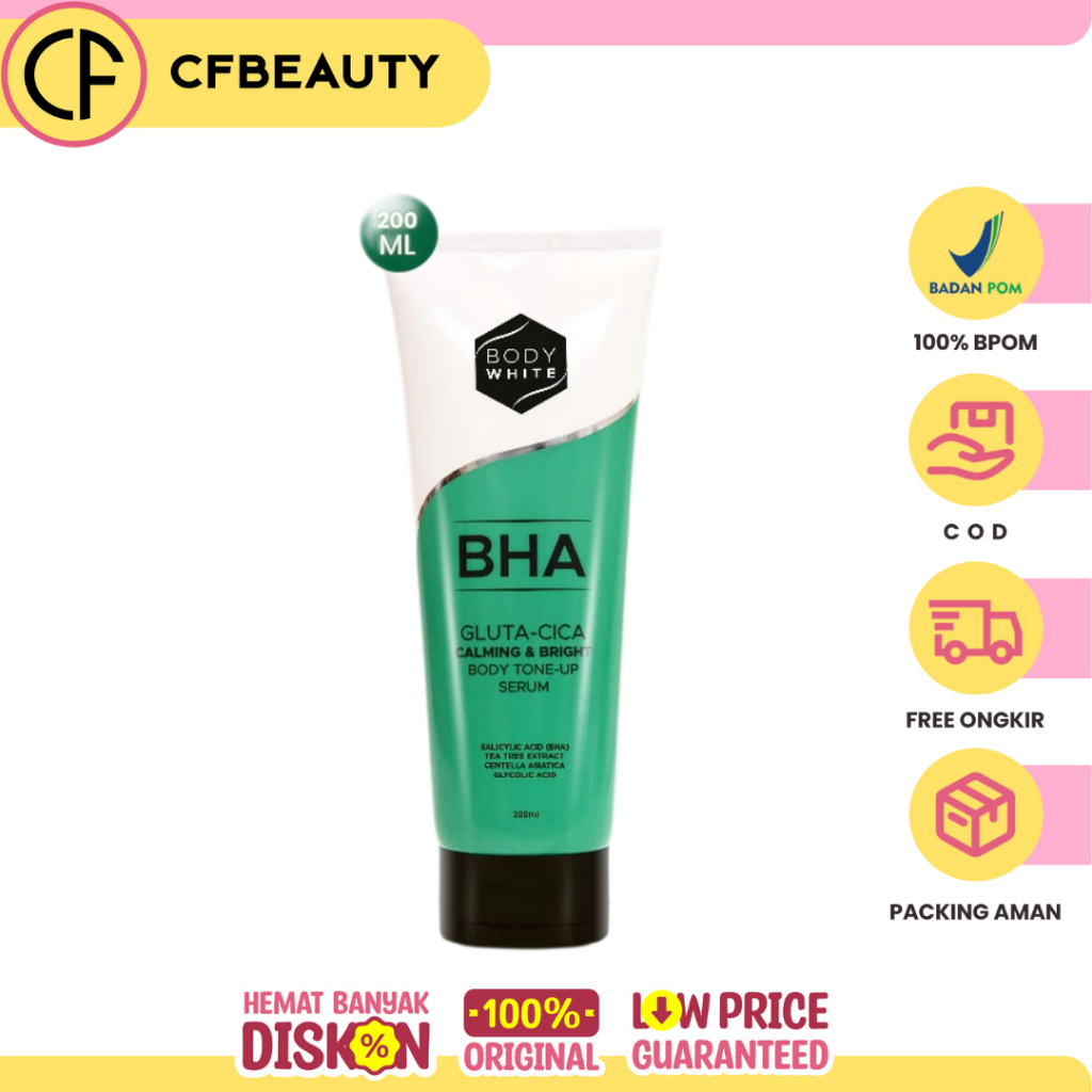 Body White BHA Gluta-Cica Calming & Bright Body Tone Up Serum 200ml