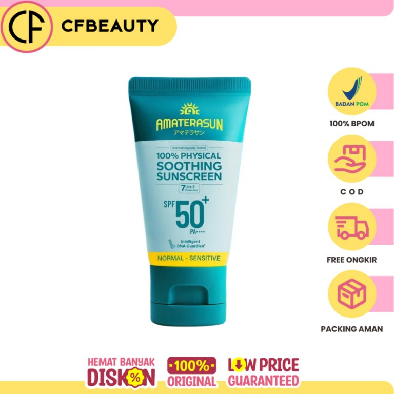 Amaterasun 100% Physical Soothing Sunscreen SPF 50 30gr