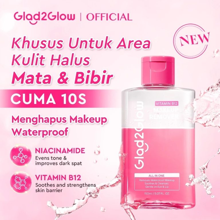 Glad2Glow Vitamin B12 Makeup Remover 150ml