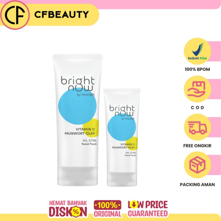 Wardah Bright Now Vitamin C Mugwort Clay Oil Ctrl 100ml