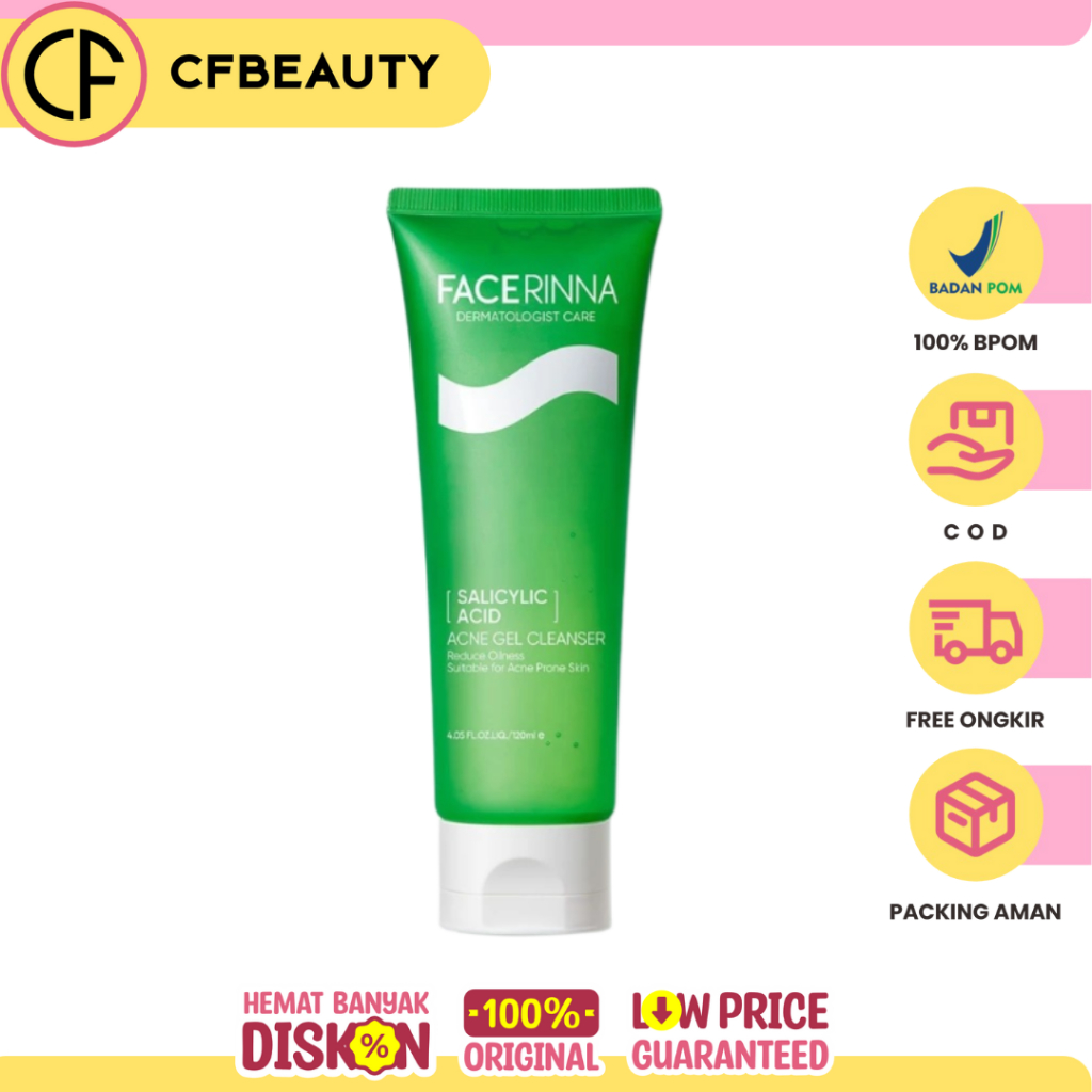 Facerinna Salicylic Acid Acne Gel Cleanser 120ml