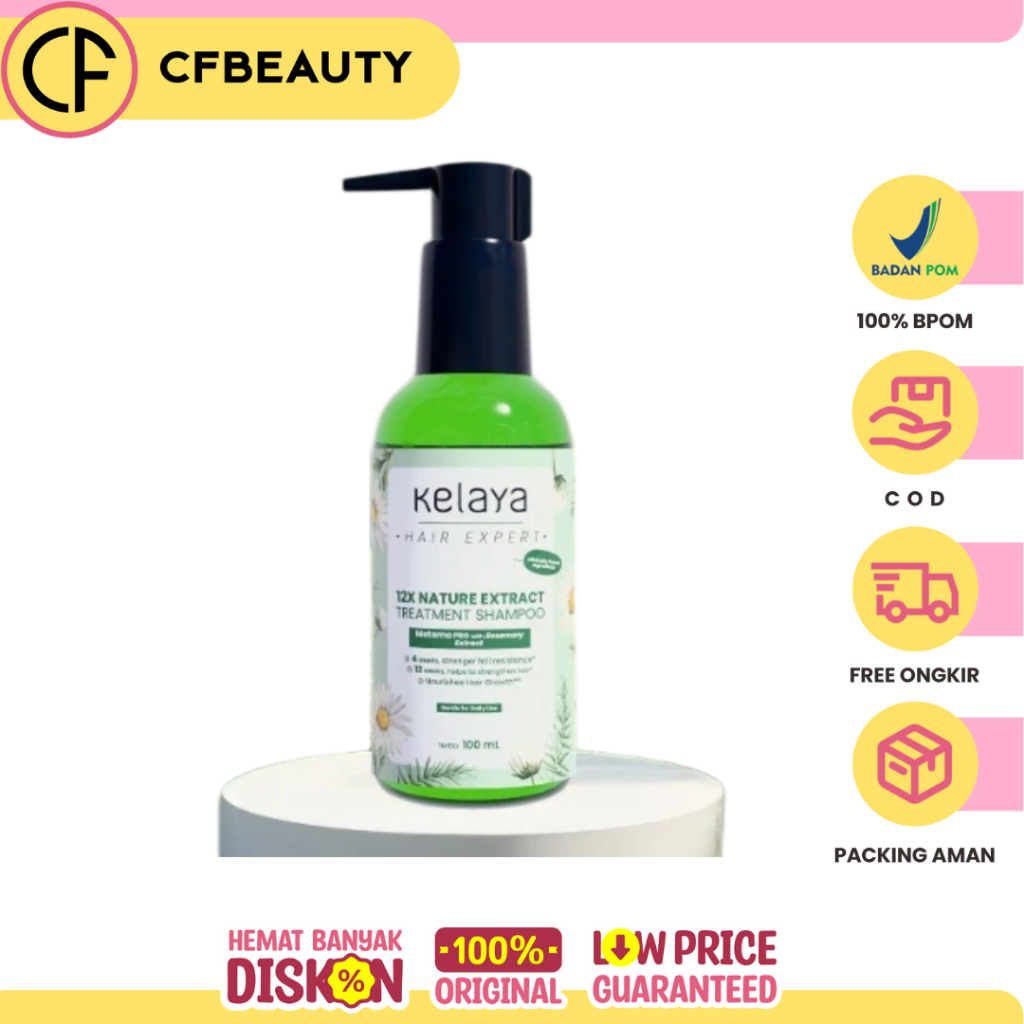Kelaya Hair Expert 12x Nature Extract Treatment Shampo 100ml