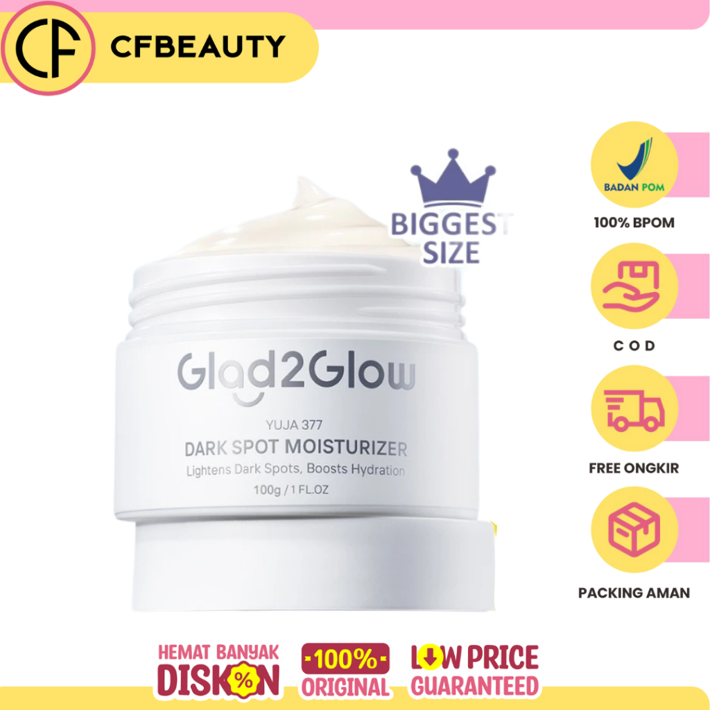 Glad2Glow Yuja 377 Dark Spot Moisturizer 100g