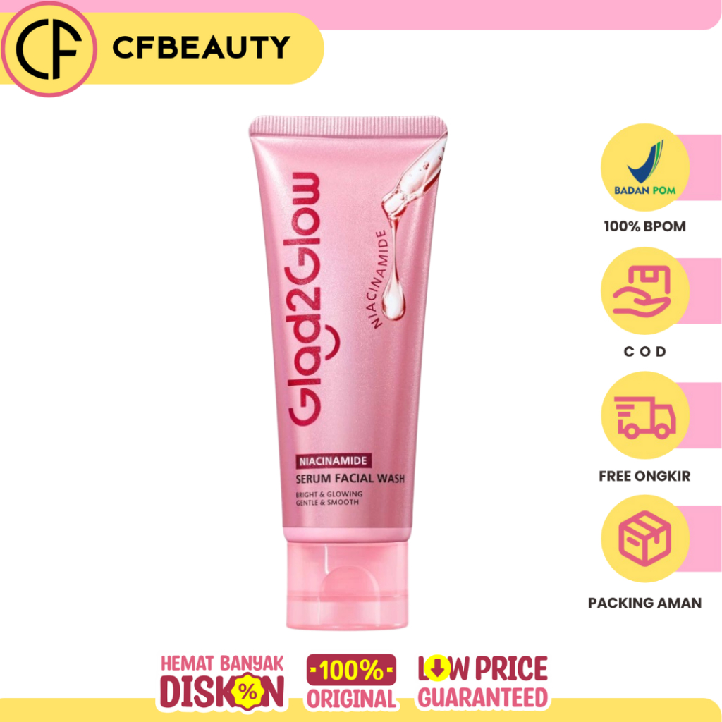 Glad2Glow Niacinamide Serum Facial Wash 70g