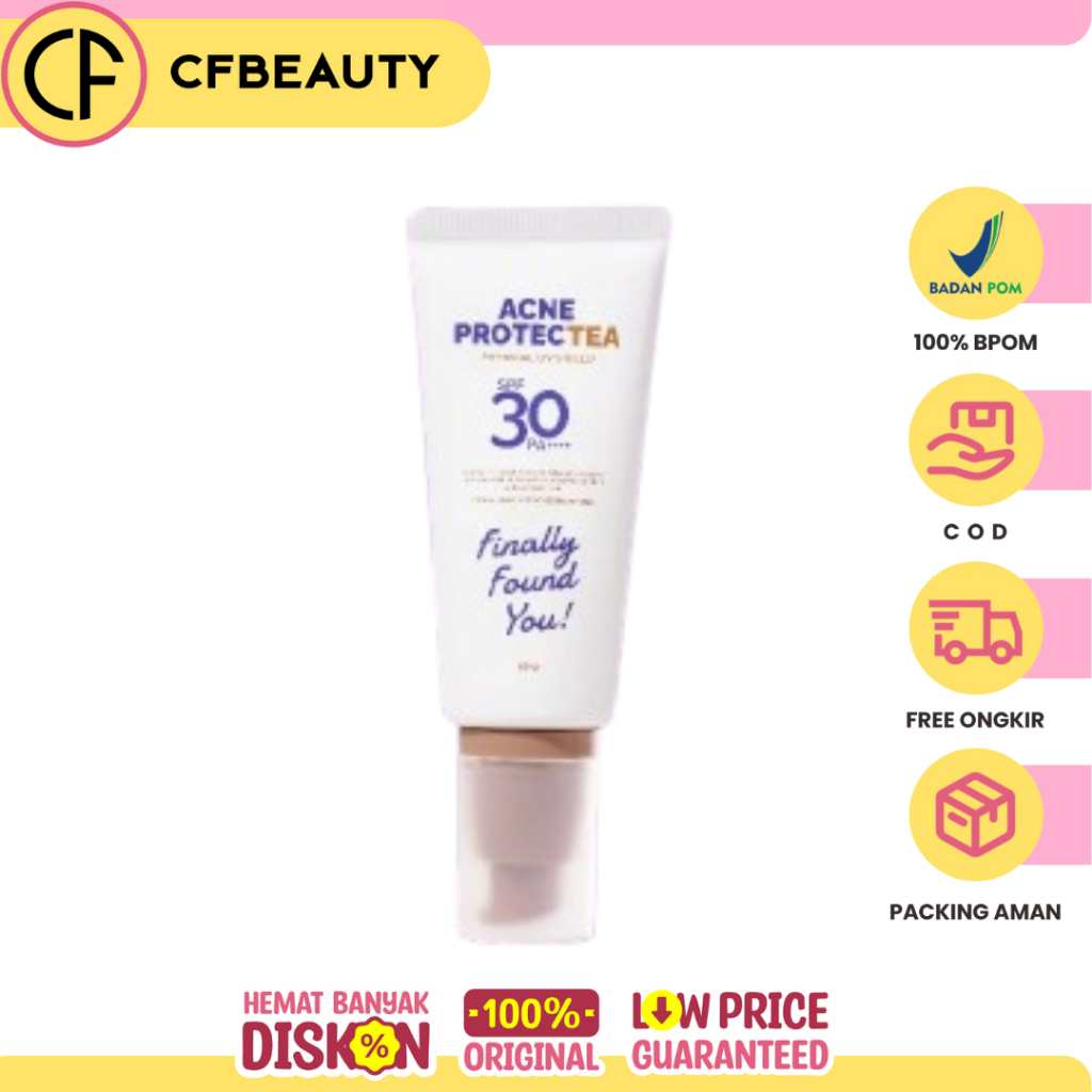 Finally Found You Acne ProtectTea Physical UV Shield SPF 30 50g