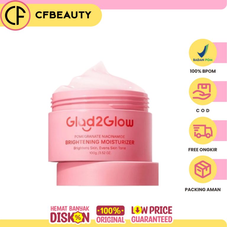 Glad2Glow Pomegranate Niacinamide Brightening Moisturizer Jar 100g