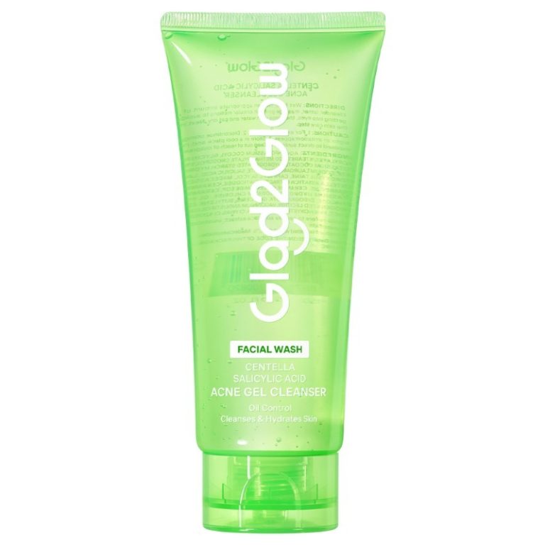 Glad2glow Centella Salicylic Acid Acne Gel Cleanser 100ml