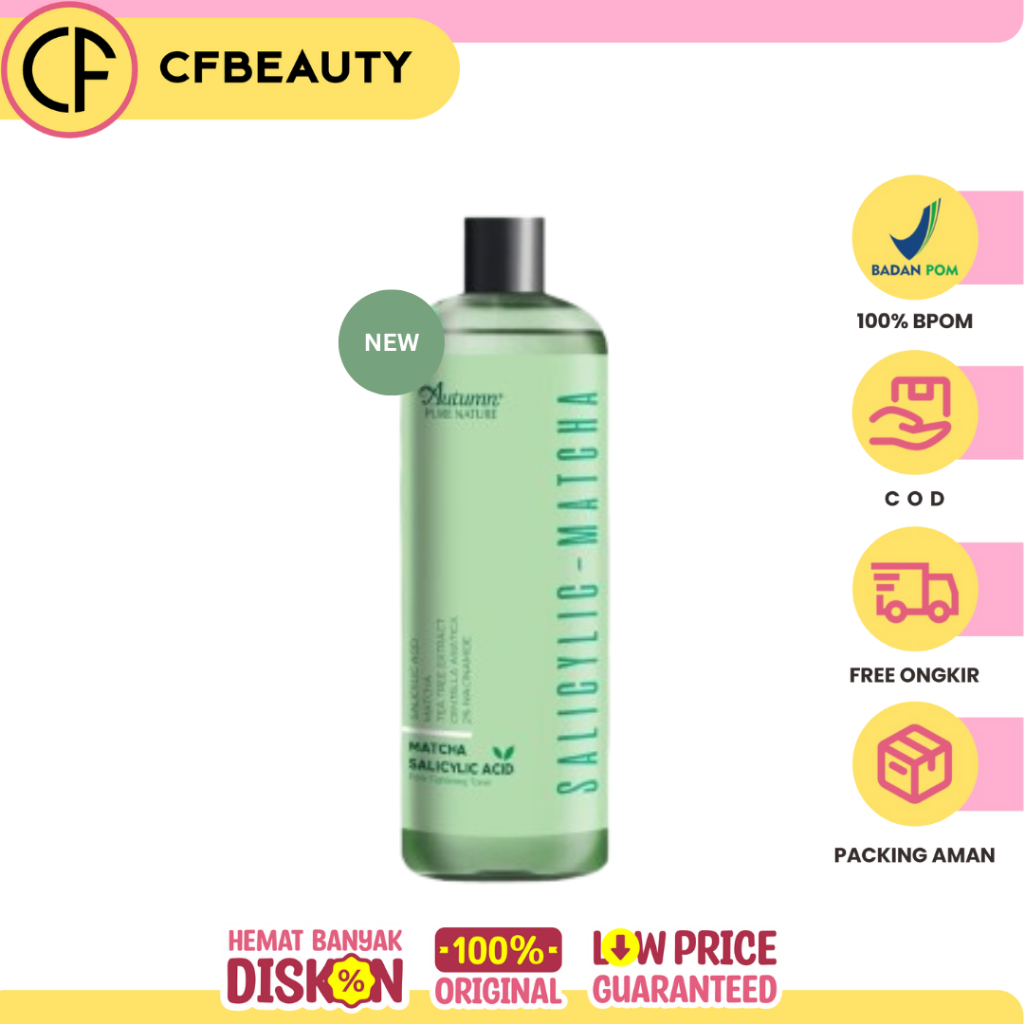 Autumn Matcha Salicylic Acid Pore Tightening Toner 500ml
