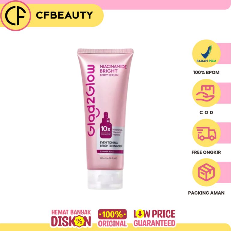 Glad2Glow Niacinamide Bright Body Serum 180ml