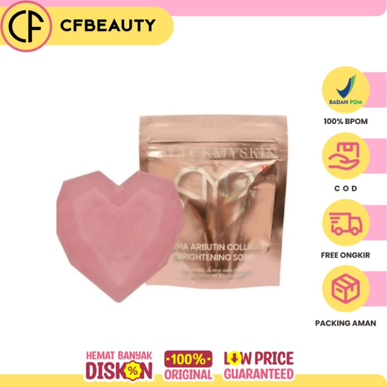 After my skin alpha arbutin collagen brightening soap 45gr