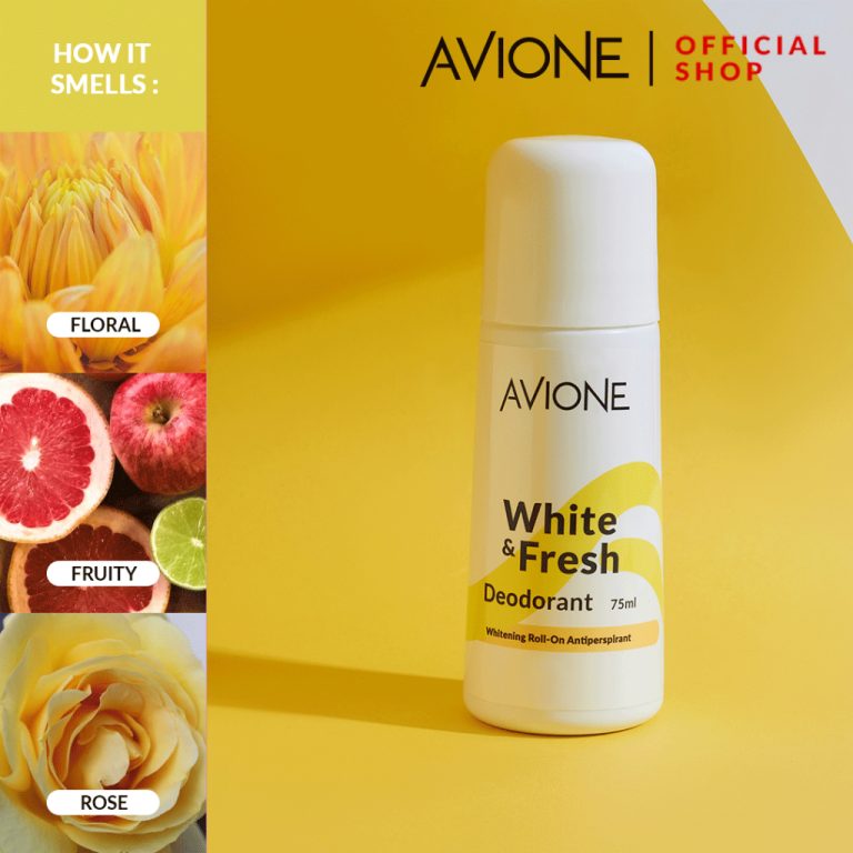 Avione Roll On Deodorant 75ML White Fresh