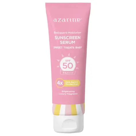 Azarine Bodyguard Moisturiser Sunscreen Serum Spf50 Sweet Treats Baby