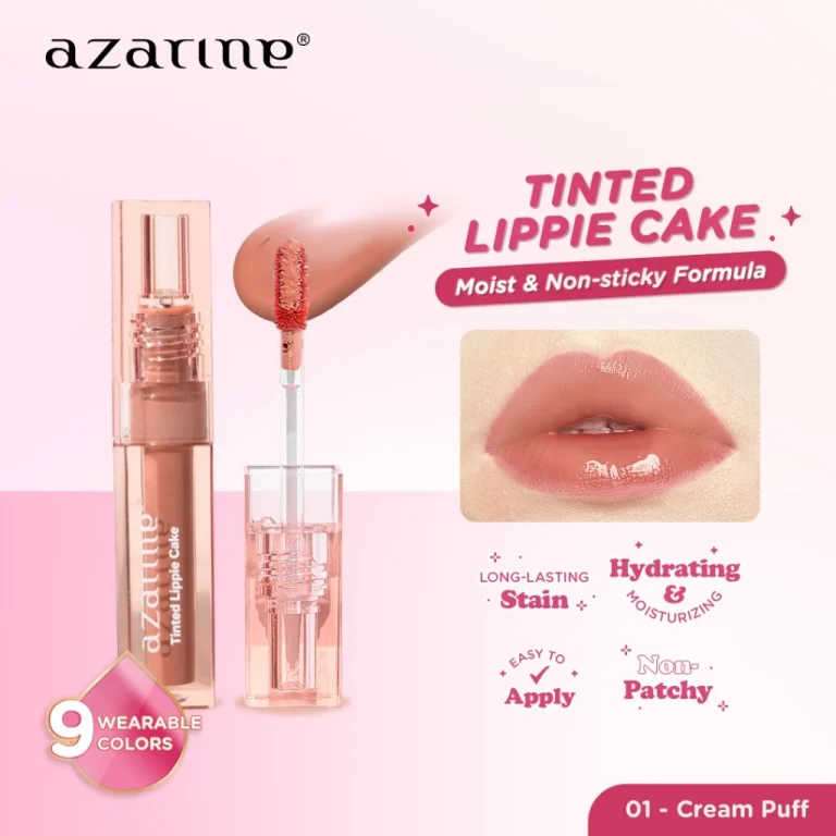 Azarine Tinted Lippie Cake Liptint Cream Puff