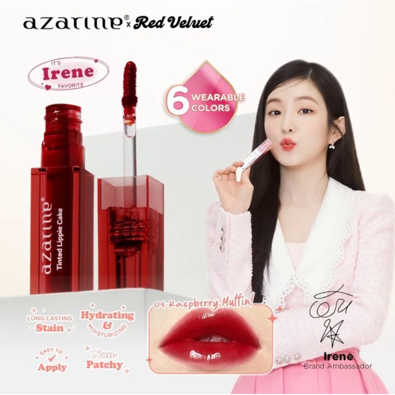 Azarine Tinted Lippie Cake Liptint Rasbery Muffin