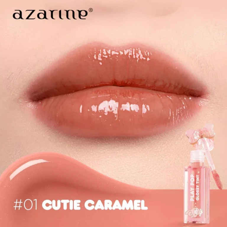 Azarine X My Melody Play Pop Glossy Tint 01