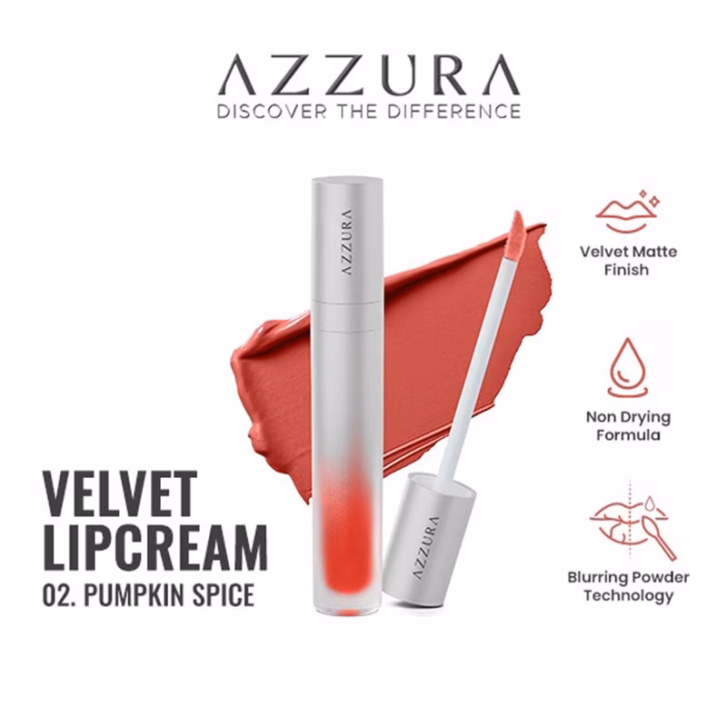 Azzura Lip Velvet 02 Pumpkin Spice
