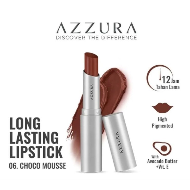 Azzura Long Lasting Lipstick 06 Choco Mousse
