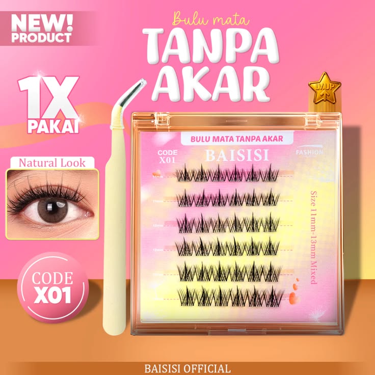Baisisi X01 Fashion Eyelashes