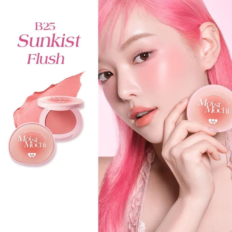 Barenbliss Moist Mochi Paste Powder Blush 4,5Gr B25 Sunkist Flush